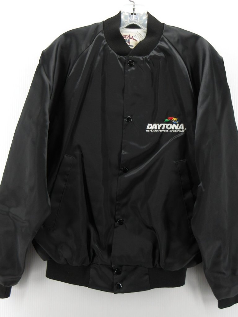 Vtg Daytona International Speedway Jacket Medium Westark Satin 80s Vtg Daytona International Speedway Jacket Medium Westark Satin 80s